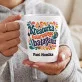 Kubek Personalizowany Dla Nauczycielki Plastyki Prezent Na Dzień Nauczyciela Dla Kobiety: Kreatorka Kolorowego Kubek Personalizowany Dla Nauczycielki Plastyki Prezent Na Dzień Nauczyciela Dla Kobiety: Kreatorka Kolorowego
