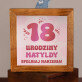  18 urodziny - Drewniana skarbonka