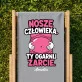 Leżak Z Nadrukiem Dla Kobiety W Ciąży Prezent Na Dzień Mamy Dla Kobiety: Noszę Człowieka. Ty Leżak Z Nadrukiem Dla Kobiety W Ciąży Prezent Na Dzień Mamy Dla Kobiety: Noszę Człowieka. Ty