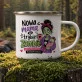 Kubek Emaliowany Dla Nowej Mamy Prezent Na Dzień Mamy Dla Kobiety: Mama W Trybie Zombie Kubek Emaliowany Dla Nowej Mamy Prezent Na Dzień Mamy Dla Kobiety: Mama W Trybie Zombie
