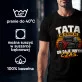 Koszulka Męska Na Dzień Ojca Prezent Dla Taty Mężczyzny: Tata Się Nie Spóźnia