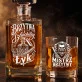 Zestaw Do Whisky Dla Barbera Prezent Dla Mężczyzny: Barberski Toast Zestaw Do Whisky Dla Barbera Prezent Dla Mężczyzny: Barberski Toast