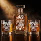 Zestaw Do Whisky Dla 40 Latka Prezent Na 40 Urodziny Dla Mężczyzny: 40 Lat Klasy Zestaw Do Whisky Dla 40 Latka Prezent Na 40 Urodziny Dla Mężczyzny: 40 Lat Klasy