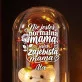 Wieczna Róża z Misiem Dla Mamy Prezent Na Dzień Mamy Dla Kobiety: Zajebista Mama