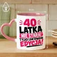 Kubek Z Nadrukiem Dla 40 Latki Prezent Na 40 Urodziny Dla Kobiety: 40-Latka Limitowana Edycja Kubek Z Nadrukiem Dla 40 Latki Prezent Na 40 Urodziny Dla Kobiety: 40-Latka Limitowana Edycja