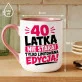 Kubek Z Nadrukiem Dla 40 Latki Prezent Na 40 Urodziny Dla Kobiety: 40-Latka Limitowana Edycja Kubek Z Nadrukiem Dla 40 Latki Prezent Na 40 Urodziny Dla Kobiety: 40-Latka Limitowana Edycja