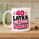 Kubek Z Nadrukiem Dla 40 Latki Prezent Na 40 Urodziny Dla Kobiety: 40-Latka Limitowana Edycja Kubek Z Nadrukiem Dla 40 Latki Prezent Na 40 Urodziny Dla Kobiety: 40-Latka Limitowana Edycja