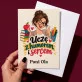 Kartka Personalizowana Dla Nauczycielki Prezent Na Dzień Nauczyciela Dla Kobiety: Uczę Z Humorem I Sercem Kartka Personalizowana Dla Nauczycielki Prezent Na Dzień Nauczyciela Dla Kobiety: Uczę Z Humorem I Sercem