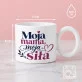 Kubek Z Okrągłym Uchem Dla Młodej Mamy Prezent Na Dzień Mamy Dla Kobiety: Czuła Elegancja