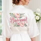 Szlafrok Satynowy Dla Świadkowej Prezent Dla Kobiety: Bridesmaid Szlafrok Satynowy Dla Świadkowej Prezent Dla Kobiety: Bridesmaid