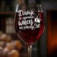 Kieliszek Do Wina Na Podziękowanie Prezent Dla Kobiety: Podziękowanie Z Koroną