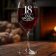 Kieliszek Do Wina Na 18 Urodziny Prezent Dla Kobiety: Błyszcząca Jak Gwiazda 18 Kieliszek Do Wina Na 18 Urodziny Prezent Dla Kobiety: Błyszcząca Jak Gwiazda 18