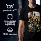 Koszulka Męska Dla Muzyka Prezent Dla Mężczyzny: Muzyka Mój Język