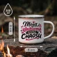 Kubek Emaliowany Dla Dziewczyny Prezent Na Dzień Dziewczyny Dla Kobiety: Czuły Chaos Kubek Emaliowany Dla Dziewczyny Prezent Na Dzień Dziewczyny Dla Kobiety: Czuły Chaos