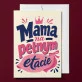 Kartka z Życzeniami Dla Przyszłej Mamy Na Dzień Mamy Dla Kobiety: Pełnoetatowa Mama