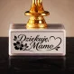 Statuetka Z Grawerem Na Dzień Matki Prezent Dla Mamy Kobiety: Dziękuję, Mamo – Kwiat I Serce