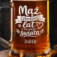 Kufel Personalizowany z Grawerem Na 40 Urodziny Dla Męża Prezent: Nasze Czterdzieści Lat Kufel Personalizowany z Grawerem Na 40 Urodziny Dla Męża Prezent: Nasze Czterdzieści Lat