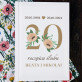 20 rocznica ślubu kwiaty - Personalizowany Album na zdjęcia