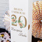 20 rocznica ślubu kwiaty - Skrzynka na alkohol