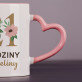 21 urodziny kwiaty - Personalizowany Kubek