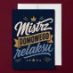 Kartka z Życzeniami Na Święta Dla Mężczyzny: Męski Domowy Relaks