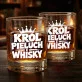 Szklanka Do Whisky Dla Nowego Taty Prezent Na Dzień Ojca Dla Mężczyzny: Król Pieluch I Whisky