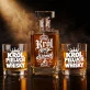 Zestaw Do Whisky Dla Nowego Taty Prezent Na Dzień Ojca Dla Mężczyzny: Nocny Szef
