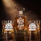 Zestaw Do Whisky Dla Nowego Taty Prezent Na Dzień Ojca Dla Mężczyzny: Nocny Szef