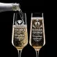 Dwa Kieliszki Do Szampana Na 15 Rocznicę Ślubu Prezent Dla Pary: Razem Od 15 Lat Dwa Kieliszki Do Szampana Na 15 Rocznicę Ślubu Prezent Dla Pary: Razem Od 15 Lat