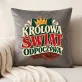 Poduszka Dekoracyjna Na Święta Prezent Dla Kobiety: Królowa Świąt Odpoczywa Poduszka Dekoracyjna Na Święta Prezent Dla Kobiety: Królowa Świąt Odpoczywa