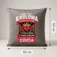 Poduszka Dekoracyjna Dla Cioci Prezent Dla Kobiety: Jam Jest Królowa Dobrych Rad Poduszka Dekoracyjna Dla Cioci Prezent Dla Kobiety: Jam Jest Królowa Dobrych Rad