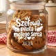 Słoik Na Ciastka z Grawerem Na 45 Rocznicę Ślubu Prezent Na Walentynki Dla Kobiety: Szefowa Pilota I Mojego Słoik Na Ciastka z Grawerem Na 45 Rocznicę Ślubu Prezent Na Walentynki Dla Kobiety: Szefowa Pilota I Mojego