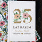 25 lat razem kwiaty - Personalizowany Album na zdjęcia