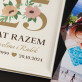 25 lat razem kwiaty - Personalizowany Album na zdjęcia
