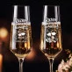 Dwa Kieliszki Do Szampana Dla Pary Młodej Prezent Na Ślub Dla Pary: Razem Codziennie Dwa Kieliszki Do Szampana Dla Pary Młodej Prezent Na Ślub Dla Pary: Razem Codziennie