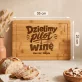 Deska Do Krojenia z Grawerem Dla Niej i Dla Niego Prezent Dla Pary: Dzielimy Pilot I Winę