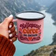 Kubek Emaliowany Dla Córki Dorosłej Prezent Dla Kobiety: Retro Miłość Córki Kubek Emaliowany Dla Córki Dorosłej Prezent Dla Kobiety: Retro Miłość Córki