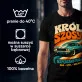 Koszulka Męska Dla Fana Motoryzacji Prezent Dla Mężczyzny: Król Szosy