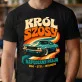 Koszulka Męska Dla Fana Motoryzacji Prezent Dla Mężczyzny: Król Szosy