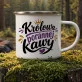 Kubek Emaliowany Na Mikołajki Prezent Dla Kobiety: Poranna Królewskość Kubek Emaliowany Na Mikołajki Prezent Dla Kobiety: Poranna Królewskość