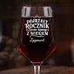 Mega Kieliszek Do Wina z Grawerem Dla Seniora Prezent Dla Mężczyzny: Dojrzały Rocznik