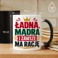 Kubek Z Nadrukiem Dla Dziewczyny Prezent Na Dzień Dziewczyny Dla Kobiety: Ładna Mądra I Ma Rację Kubek Z Nadrukiem Dla Dziewczyny Prezent Na Dzień Dziewczyny Dla Kobiety: Ładna Mądra I Ma Rację