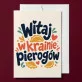 Kartka z Życzeniami Dla Obcokrajowca Dla Mężczyzny: Pierogowe Powitanie Kartka z Życzeniami Dla Obcokrajowca Dla Mężczyzny: Pierogowe Powitanie