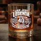 Szklanka Do Whisky Na 40 Urodziny Prezent Dla Mężczyzny: Jam Jest Legenda Czterdziestki Szklanka Do Whisky Na 40 Urodziny Prezent Dla Mężczyzny: Jam Jest Legenda Czterdziestki