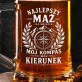 Kufel Dla Męża Prezent Na Rocznicę Ślubu Dla Mężczyzny: Najlepszy Mąż Kompas