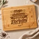 Deska Do Krojenia z Grawerem Na Rocznicę Ślubu Prezent Na Walentynki Dla Kobiety: Moja Ulubiona Partnerka W Deska Do Krojenia z Grawerem Na Rocznicę Ślubu Prezent Na Walentynki Dla Kobiety: Moja Ulubiona Partnerka W