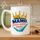 Kubek Z Nadrukiem Dla Mamy Prezent Na Dzień Mamy Dla Kobiety: Mama Rządzi Kubek Z Nadrukiem Dla Mamy Prezent Na Dzień Mamy Dla Kobiety: Mama Rządzi