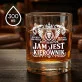 Szklanka Do Whisky Dla Kierownika Prezent Dla Mężczyzny: Jam Jest Kierownik
