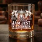 Szklanka Do Whisky Dla Kierownika Prezent Dla Mężczyzny: Jam Jest Kierownik