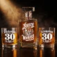 Zestaw Do Whisky Na 30 Urodziny Prezent Dla Mężczyzny: Dojrzewający Humor Zestaw Do Whisky Na 30 Urodziny Prezent Dla Mężczyzny: Dojrzewający Humor